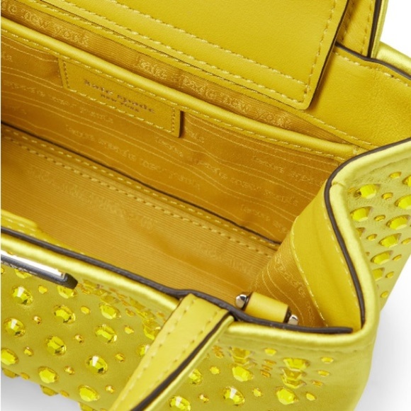 NWT Kate Spade New York Sam Icon Crystal Embellished Fabric Mini Tote - Picture 3 of 4